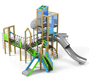 игровой комплекс лд073004м для детей 6-12 лет для уличной площадки