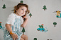 Складной детский коврик Eco Clean Лесные гонки 210x140x1.3 см EC-243-IF