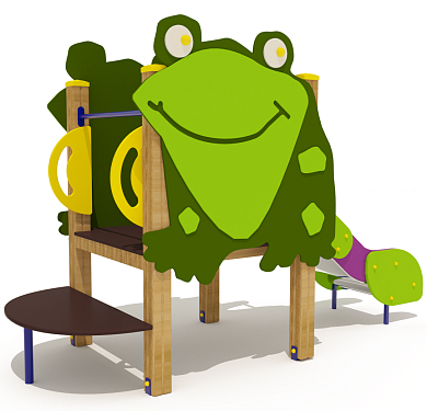 горка лягушка 08109.24 h=650 для детской площадки