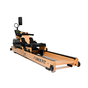 гребной тренажер unix fit wood rower light для дома