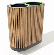 урна для раздельного сбора мусора 37002.24