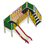 игровой комплекс ик-40 для детской площадки