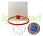 Кольцо баскетбольное со щитом и сеткой + мяч Igragrad