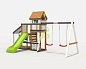 Детская деревянная площадка Igragrad М3 для дачи