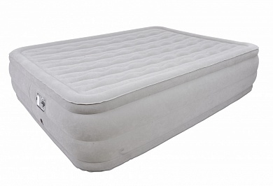 кровать надувная relax deluxe high rising air bed queen со встроенным эл. насосом 206x152x47