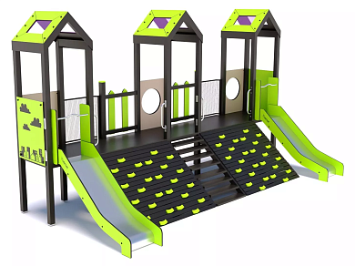 детский комплекс premium-eco дг.прм06 для игровой площадки