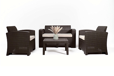 комплект мебели b:rattan premium set венге уличный