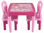 набор из стола и двух стульев pilsan violet & hobby 03-414