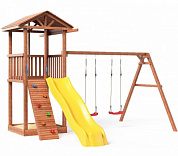 детская деревянная площадка можга 4 сг4-р912 с качелями крыша дерево