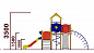 Игровой комплекс 07067.21 для детей 4-6 лет для уличной площадки