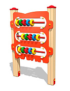 развивающий элемент счеты рэ026 для детской площадки