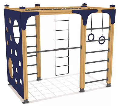 гимнастический комплекс оptimum-еco эко.ск008 для детской площадки