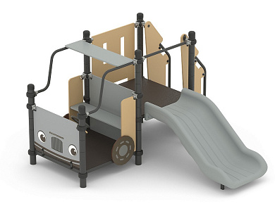 Игровой макет Romana Машинка с горкой 111.09.00 для детской площадки