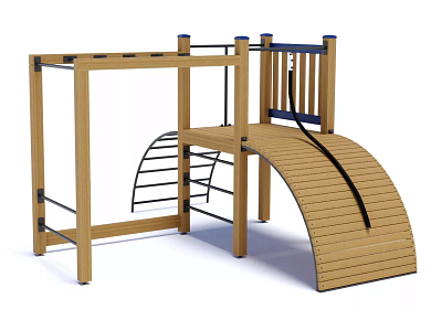 гимнастический комплекс оptimum-еco эко.гк007 для детской площадки