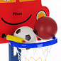 Стойка баскетбольная Pituso Машинка с кольцебросом и футб. воротами L-KC01