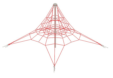 Канатный лаз Romana Пирамида 601.01.00 для уличной площадки