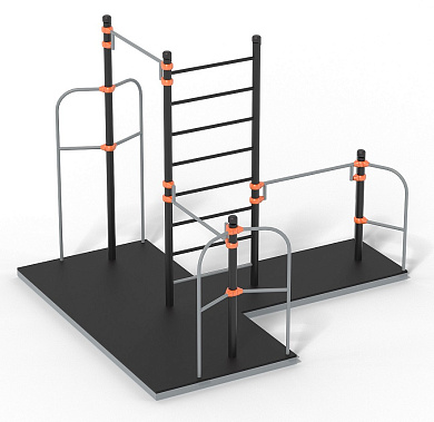 Спортивный комплекс Romana 204.26.00-01 на раме с настилом