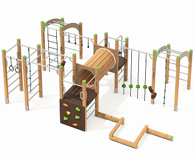 спортивный комплекс h24.09313 для детской спортивной площадки
