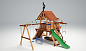 Детская деревянная площадка Савушка Люкс 6