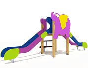 горка двойная слоненок 08411.24 для детской площадки