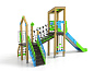 Игровой комплекс ЛД072002М для детей 4-6 лет для уличной площадки
