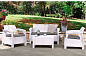 Комплект мебели Keter Corfu II Set белый садовый