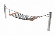 гамак hammock из армированного каната со стойками для детской площадки