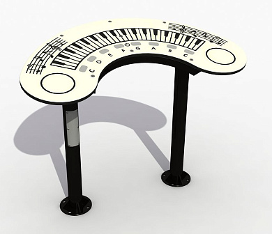 музыкальный макет пианино для детской площадки
