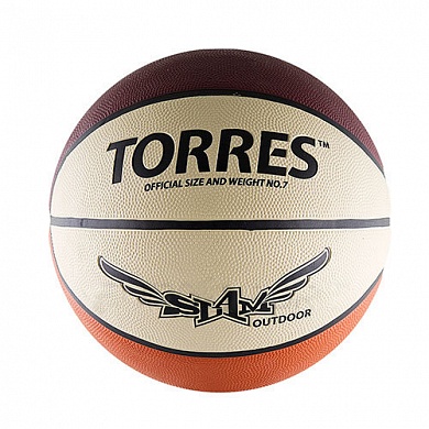 мяч баскетбольный torres slam р. 7 резина