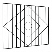 секция забора зр-02 17002 для уличной площадки