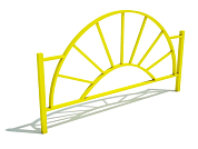 ограждение круглое для детской площадки