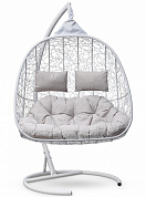 подвесное кресло-кокон laura outdoor sevilla twin sev-5 белое