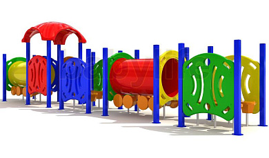 Игровой комплекс Вагоновожатый №1 для детской площадки