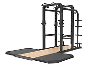 силовая рама spirit sp-4203-p с помостом для тренировок