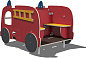 Игровой макет Пожарная машинка ДС012 для детской площадки