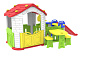 Игровой домик Toy Monarch CHD-808 с горкой, забором и мебелью
