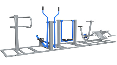 Спортивный комплекс Sport-Fora YTR3K с тренажерами многофункциональный для улицы
