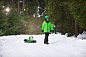 Детские пластиковые санки-снегокат c рулем и тормозом Gismo Riders Stratos