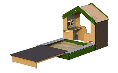 Игровой домик Romana 057.91.10 для детских площадок