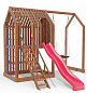 Детская площадка Максон Сканди Сказка 6 деревянная для дачи