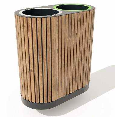 урна для раздельного сбора мусора 37002.24