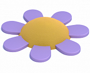 резиновая фигура 3d цветок для детских площадок