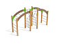 Спортивный комплекс H24.09303 для детской спортивной площадки