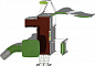 Детский городок Тенерифе Papercut ДГ008.3.1 для игровых площадок 7-12 лет