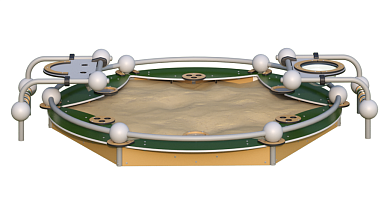 Песочница Romana Песочная фабрика 057.39.10 для детской площадки