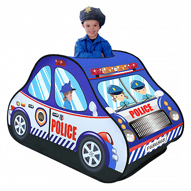 дом + 50 шаров pituso полицейская машина