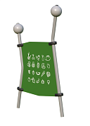 бизиборд romana 057.33.10 для детской площадки