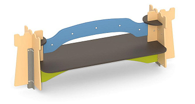 Скамейка Romana 115.72.00 со спинкой двусторонняя для улицы