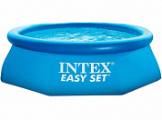 бассейн надувной intex easy set 28112 244х76см, 2419л, фильтр-насос 1250л/ч