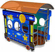 игровой макет вагон-звездочки им083 для детских площадок